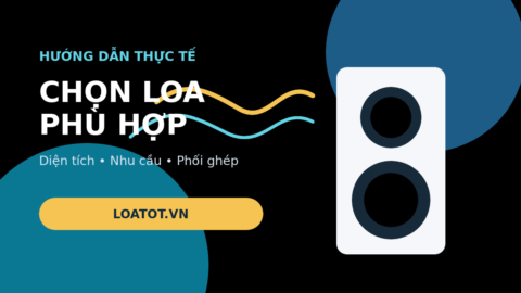 Hướng dẫn chọn loa phù hợp theo diện tích phòng và nhu cầu sử dụng